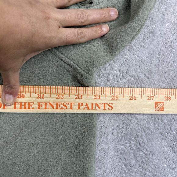 Hilary Radley Shacket Women Large Green Thick Shirt Jacket Preppy Casual Minimal - Picture 16 of 16